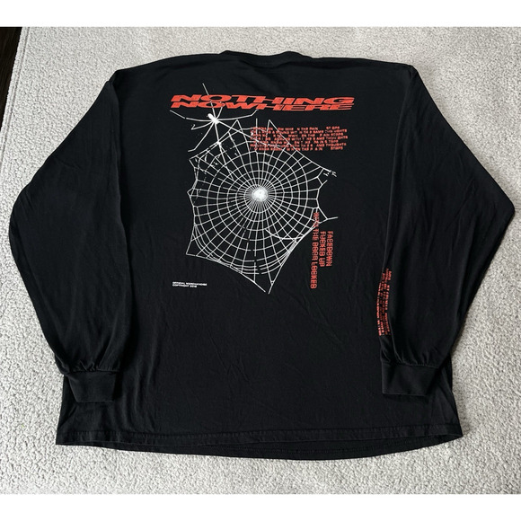 Nothing Nowhere Shirt Mens 2XL Long Sleeve Tour Merch Hip Hop Emo Rap 2018 - Picture 2 of 9